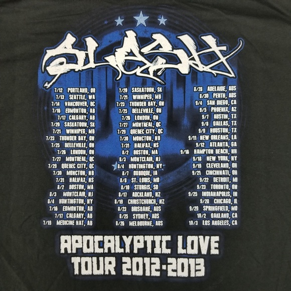 Slash Apocalyptic Love Licensed Tour 3XL T-Shirt - Picture 5 of 8